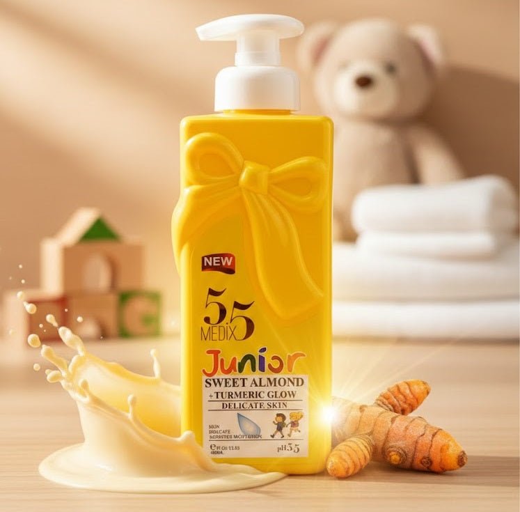Medix 5.5 Junior Sweet Almond + Turmeric Glow Body Lotion