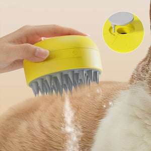 Electric Cat Spray Steam Comb – Pet Massage Hair Brush with Vaporizer for Dogs & Cats, Cleaning & Bathing Tool