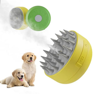 Electric Cat Spray Steam Comb – Pet Massage Hair Brush with Vaporizer for Dogs & Cats, Cleaning & Bathing Tool