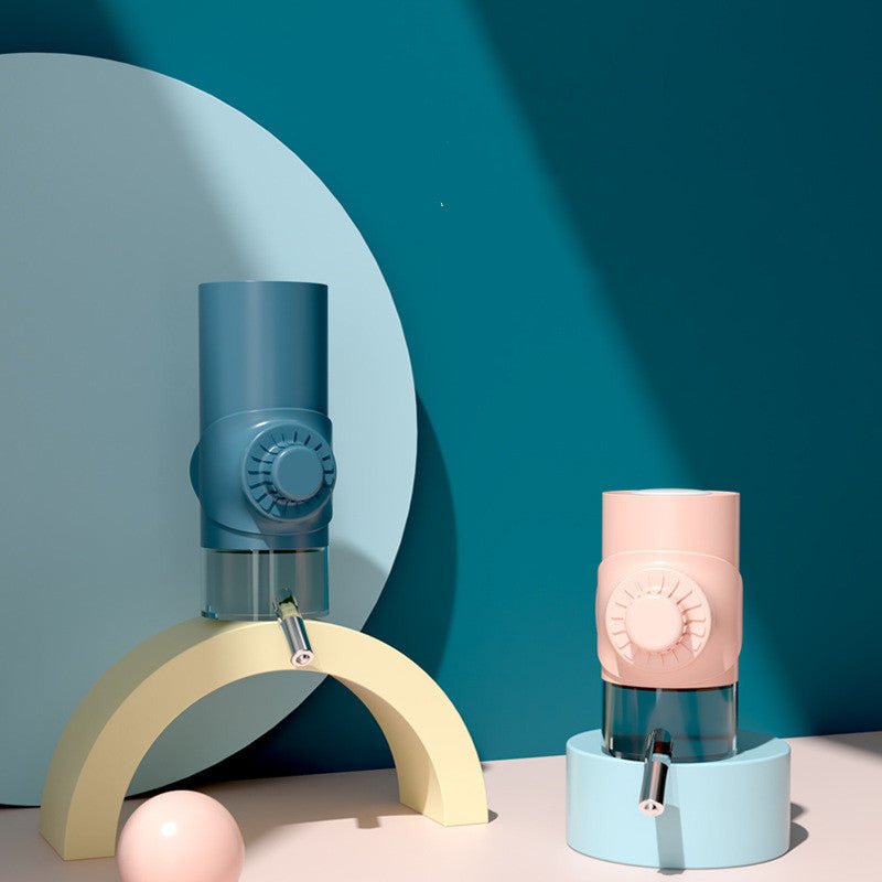 Hanging Pet Water Cup with Ball Feeder – Cage Water Drinker