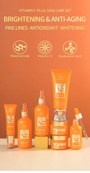Vitamin C Plus Brightening Anti-aging Skin Care Set