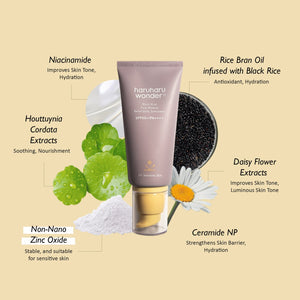 Haruharu Wonder - Black Rice Pure Sunscreen SPF50+ PA++++